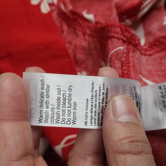 New Look Curves Womens Babydoll Floral Viscose Midi Dress Size 22 Boho Summer - Picture 8 of 14